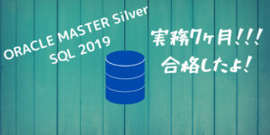 【勉強方】『ORACLE MASTER Silver SQL 2019 』に合格しました！
