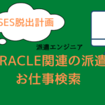 【脱】SES辞めたいからOracle関係の派遣の仕事探してみた。