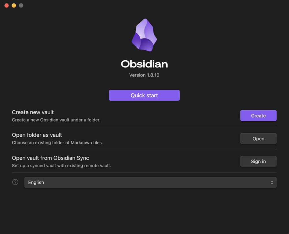 install obsidian